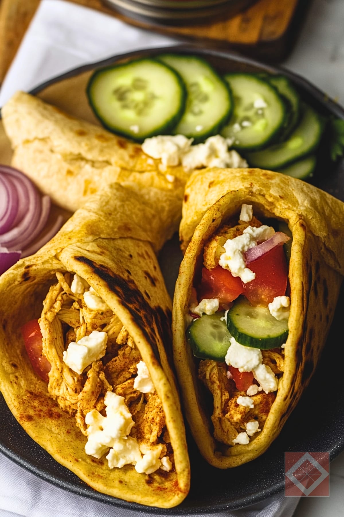 Healthy Chicken Shawarma Wraps You Can’t Mess Up 4 Healthy Chicken Shawarma Wraps You Can’t Mess Up - Chicken Shawarma Wraps pin 2 midia