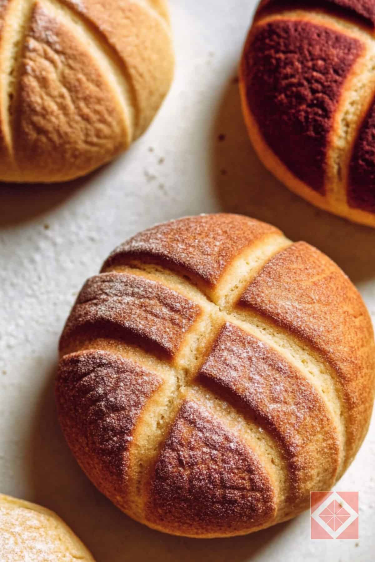 Conchas Bread Recipe With the Crispy Cookie Top 3 Conchas Bread Recipe With the Crispy Cookie Top - Conchas Bread pin 2 midia