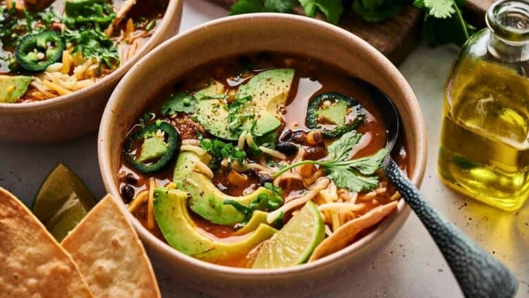 Creamy Chicken Enchilada Soup That’ll Warm You Right Up - Creamy Chicken Enchilada Soup 2