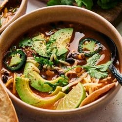 Creamy Chicken Enchilada Soup That’ll Warm You Right Up 5 Creamy Chicken Enchilada Soup That’ll Warm You Right Up - Creamy Chicken Enchilada Soup 2