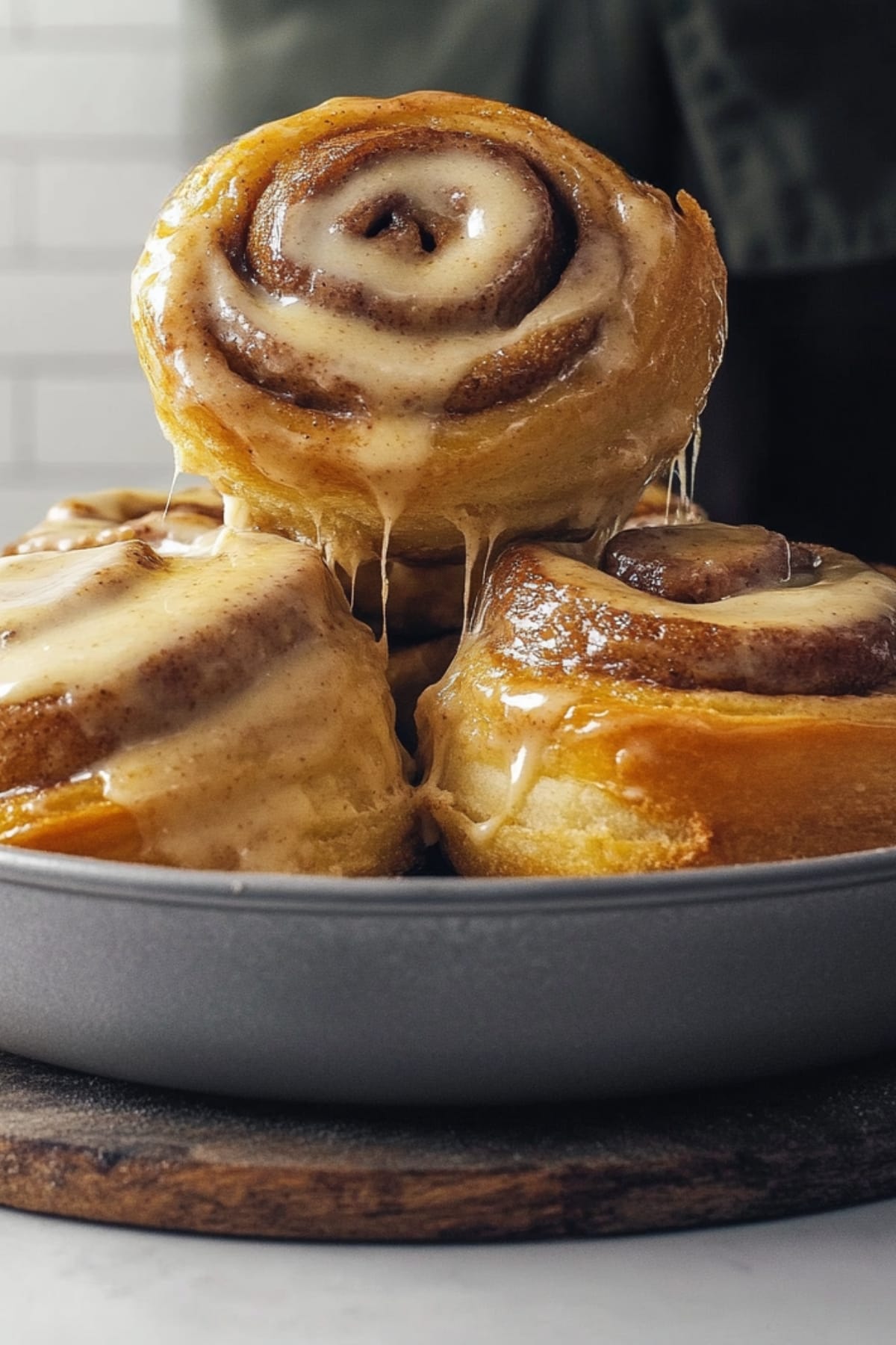 Creamy Cinnamon Rolls: The TikTok Viral Way 4 Creamy Cinnamon Rolls: The TikTok Viral Way - Creamy Cinnamon Rolls pin 3 midia