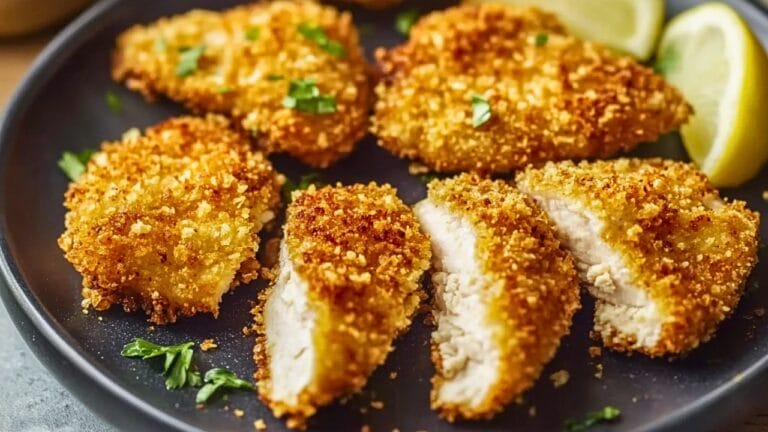 Golden Chicken Breasts: Easy Dinner for Two - Crispy Chicken Breasts midia