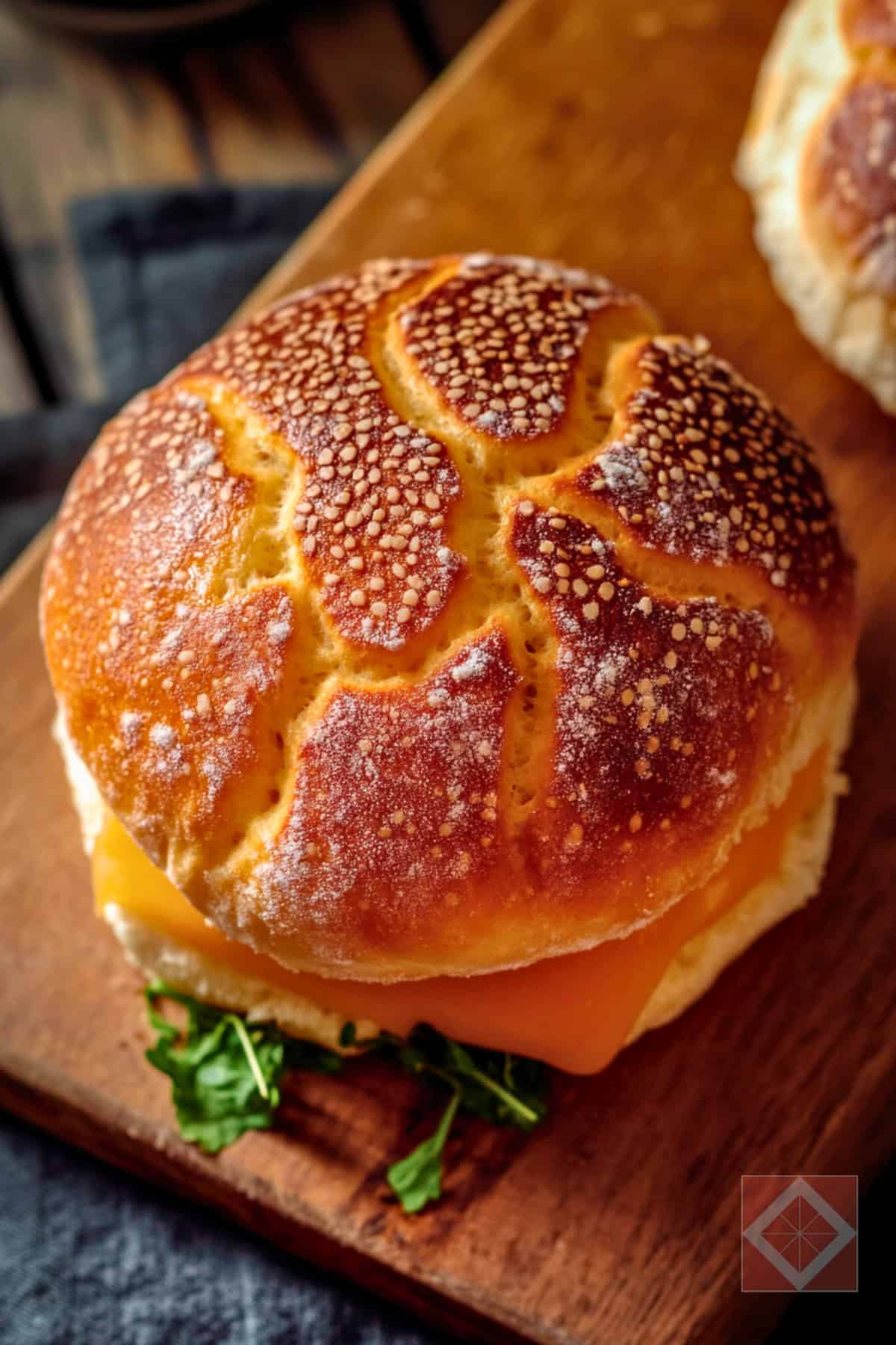 Dutch Crunch Rolls: Bakery-Style Crunchy Rolls at Home 2 Dutch Crunch Rolls: Bakery-Style Crunchy Rolls at Home - Dutch Crunch Roll Bread pin 1 midia