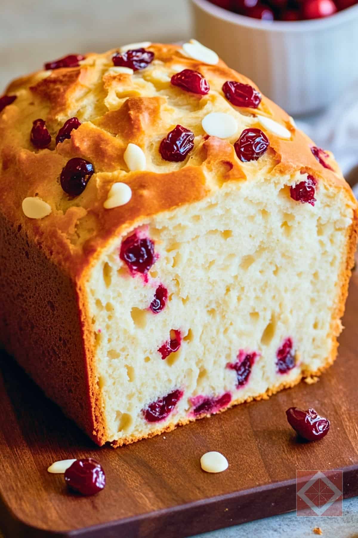 Easy Cranberry & White Chocolate Delight Bread Machine Recipe 3 Easy Cranberry & White Chocolate Delight Bread Machine Recipe - Easy Cranberry White Chocolate Delight Bread Machine pin 2 midia