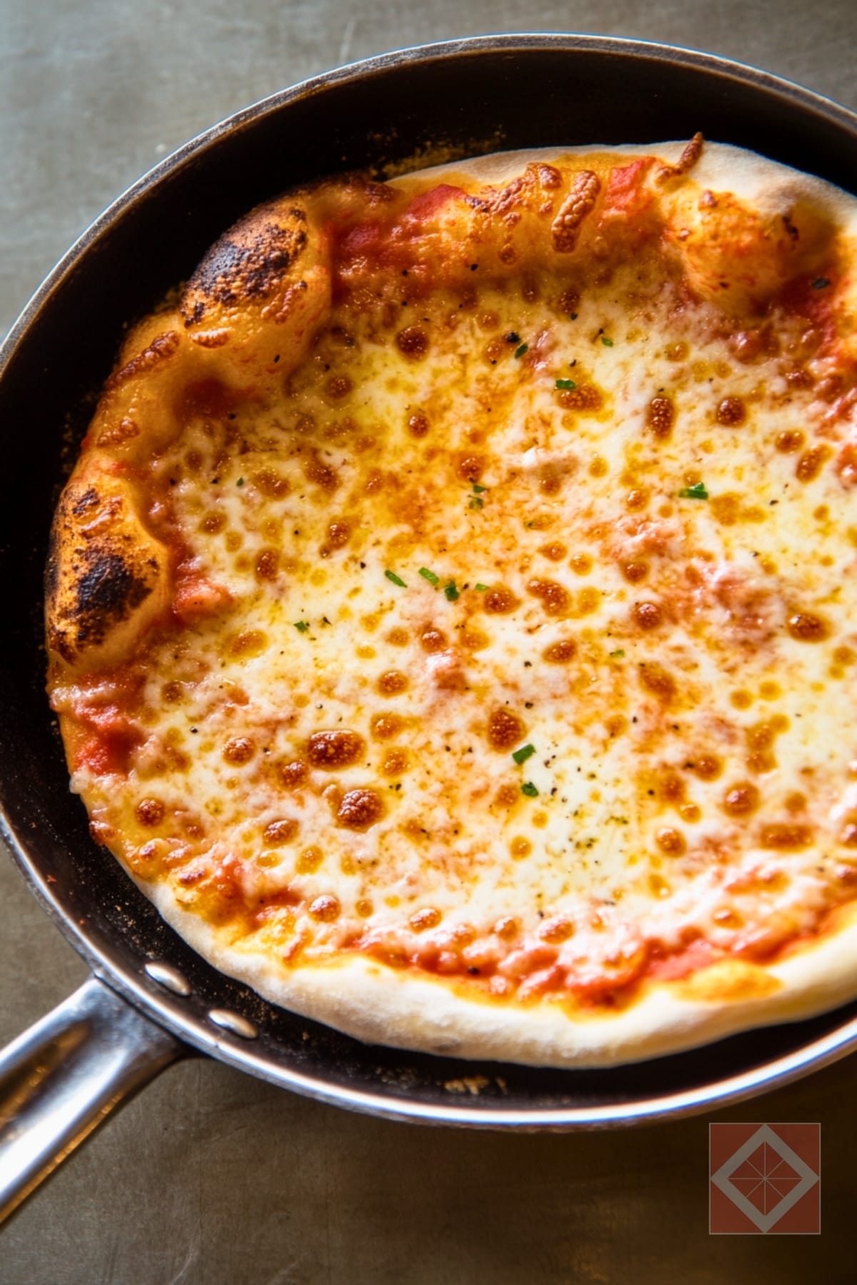 Best Cheese Pizza to Try If You Cook for Two 4 Best Cheese Pizza to Try If You Cook for Two - Easy Skillet Cheese Pizza pin 2 midia