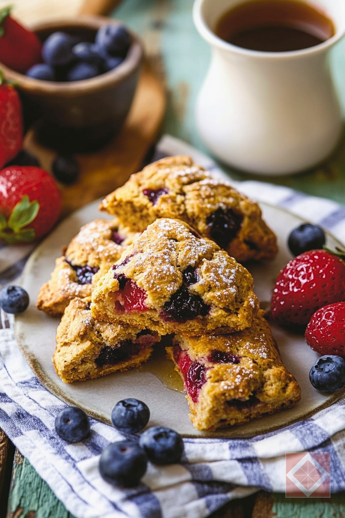 Honey Scones Recipe That’s Both Healthy & Easy 4 Honey Scones Recipe That’s Both Healthy & Easy - Fruit Honey Scones pin 2 midia