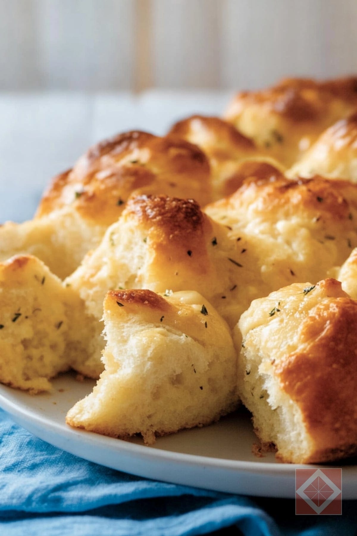 Garlic Pull-Apart Bread Machine Recipe You'll Crave 3 Garlic Pull-Apart Bread Machine Recipe You'll Crave - Garlic Pull Apart Bread pin 1 midia