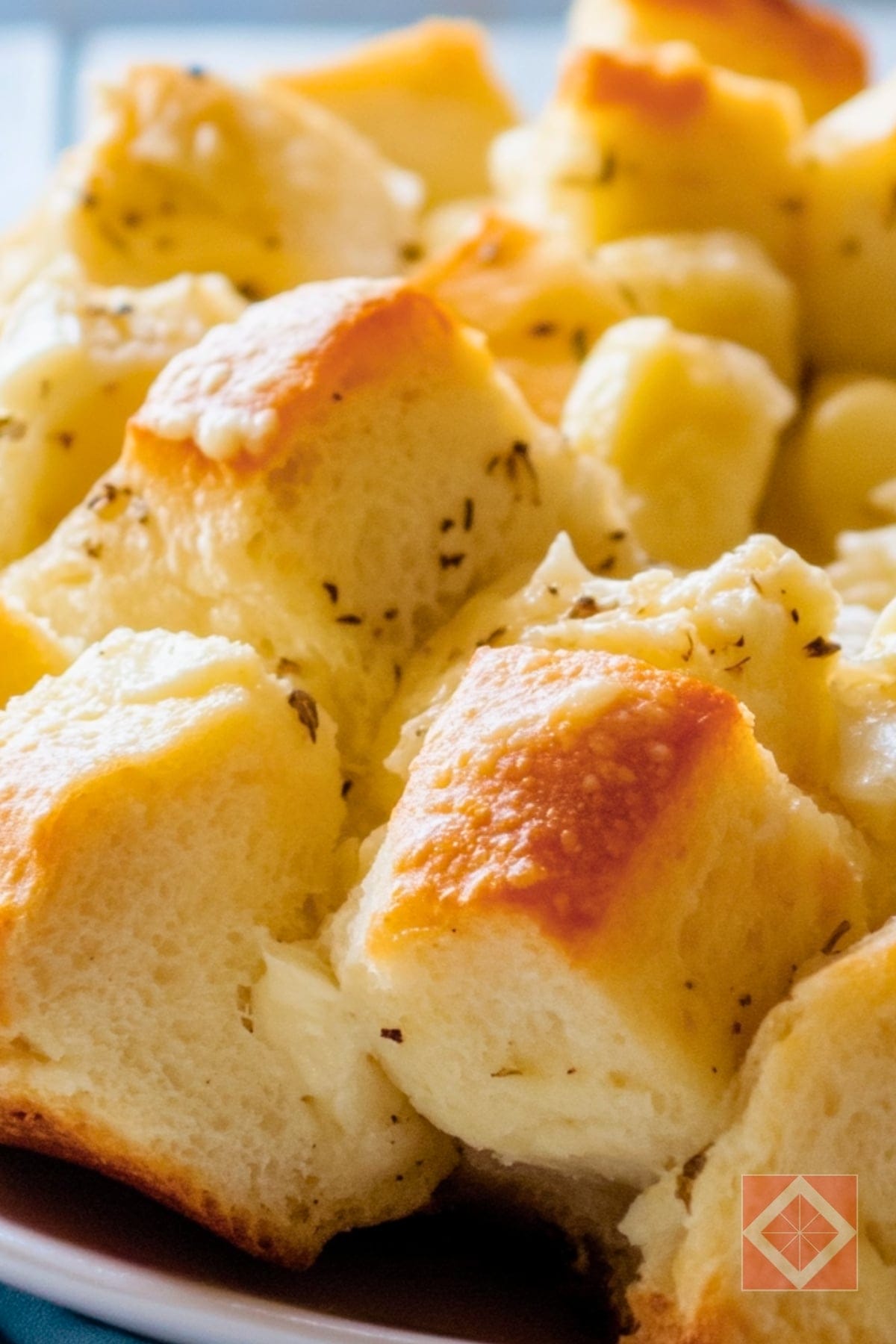 Garlic Pull-Apart Bread Machine Recipe You'll Crave 4 Garlic Pull-Apart Bread Machine Recipe You'll Crave - Garlic Pull Apart Bread pin 2 midia