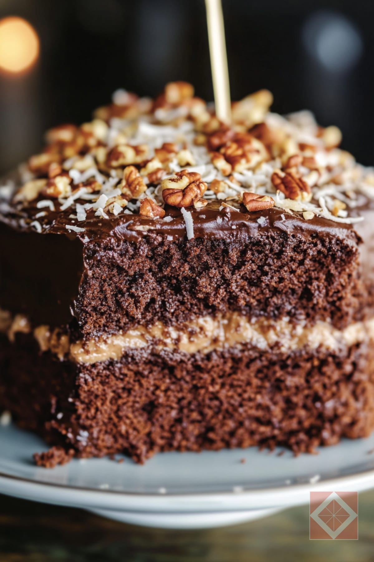 Healthy(ish) German Chocolate Cake to Try Tonight 3 Healthy(ish) German Chocolate Cake to Try Tonight - German Chocolate Cake pin 1 midia
