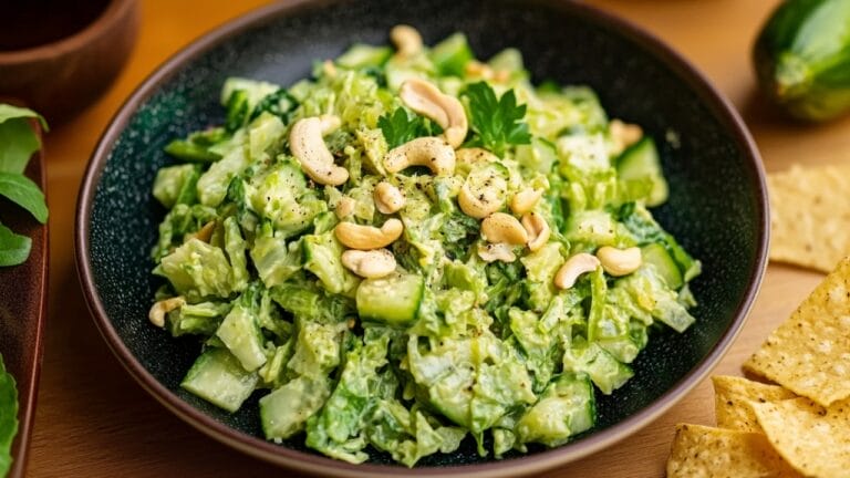TikTok Green Goddess Salad: Fresh, Fast, & Fork-Ready - Green Goddess Salad midia