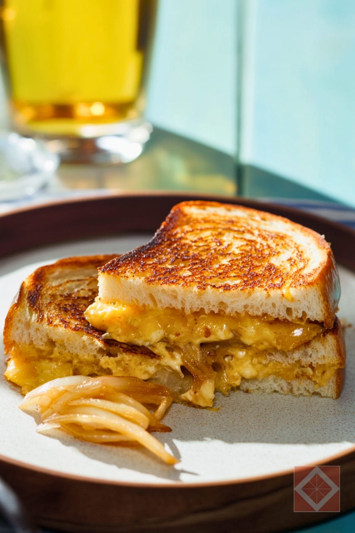 14 Dinner Recipes for Two: Burgers, Tacos, Sandwiches, and Pizza 8 14 Dinner Recipes for Two: Burgers, Tacos, Sandwiches, and Pizza - Grilled Cheese Recipe for Two with Caramelized Onion Apple pin 1 midia