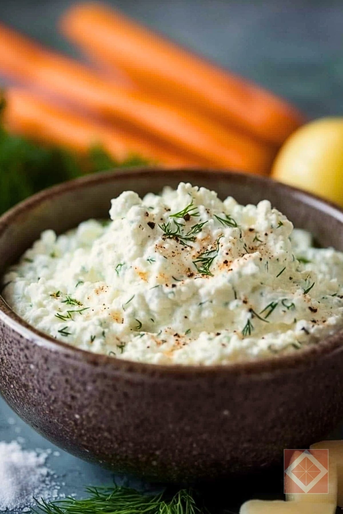 Snack Smarter with High-Protein Dip with Cottage Cheese Recipe 3 Snack Smarter with High-Protein Dip with Cottage Cheese Recipe - High Protein Dip with Cottage Cheese pin 2 midia