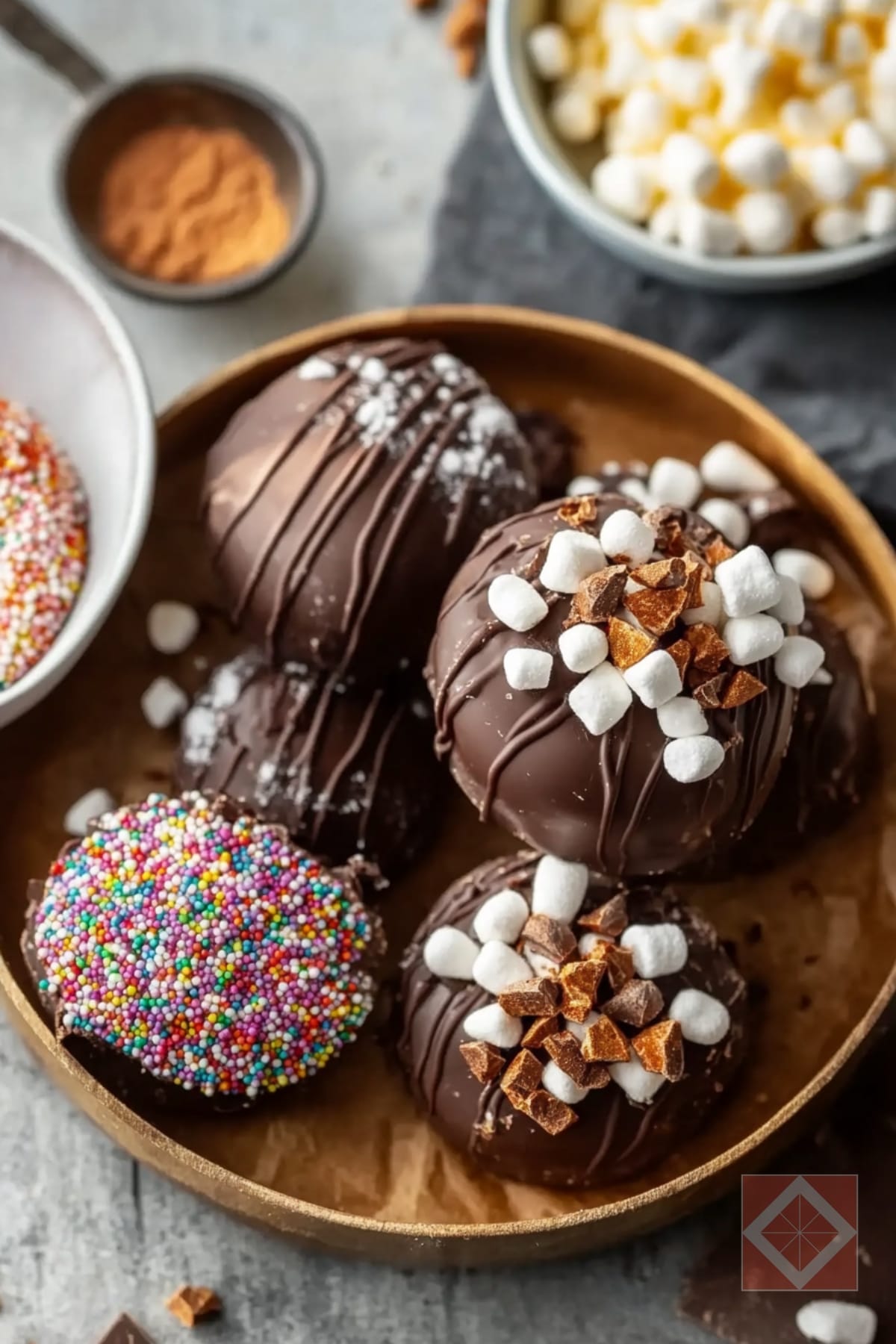 TikTok’s Favorite Hot Chocolate Bombs Recipe 5 TikTok’s Favorite Hot Chocolate Bombs Recipe - Hot Chocolate Bombs pin 3 midia