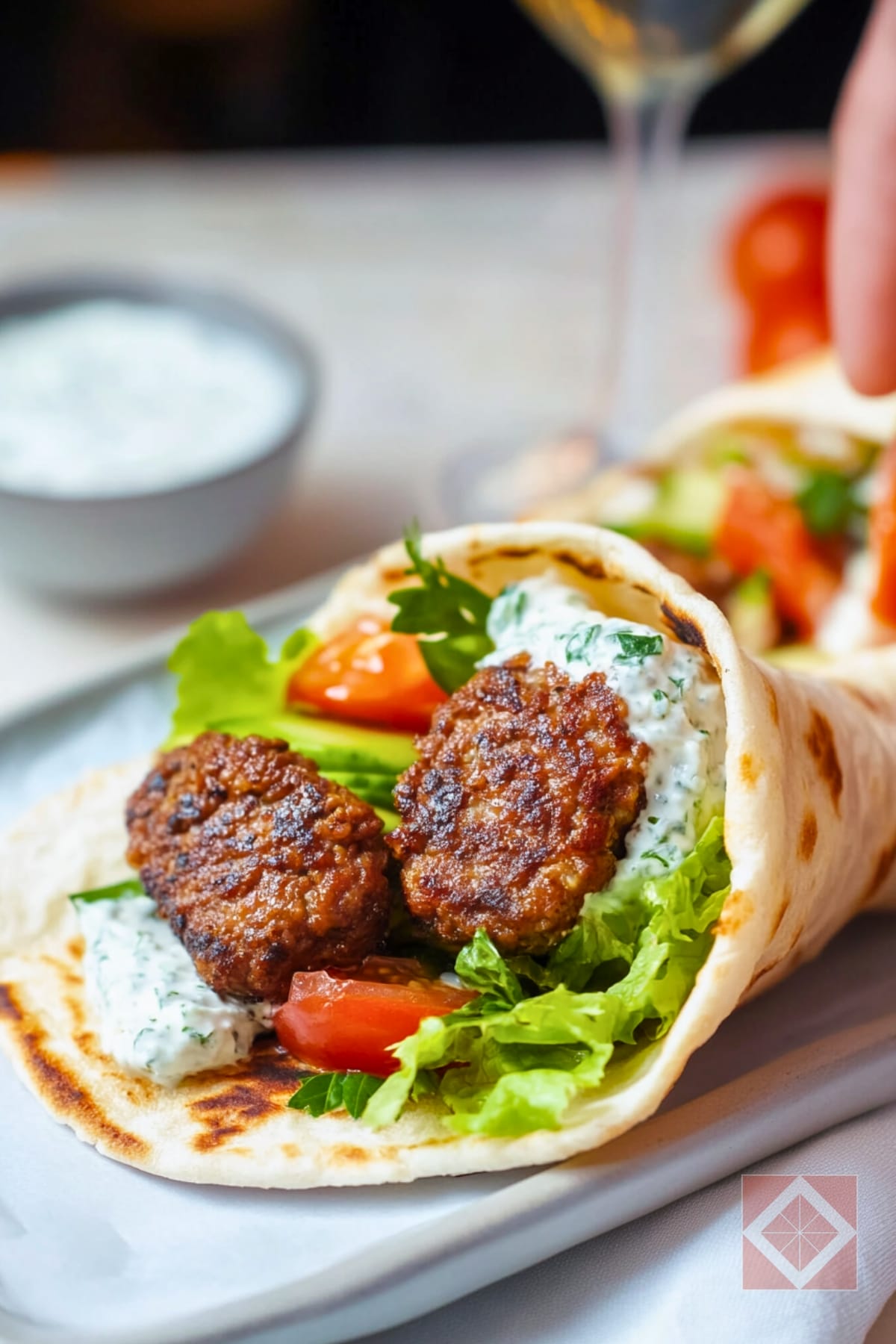 Romantic Night In? These Lamb Pitas Are Made for Two 4 Romantic Night In? These Lamb Pitas Are Made for Two - Lamb Pita Sandwiches with Tzatziki pin 2 midia