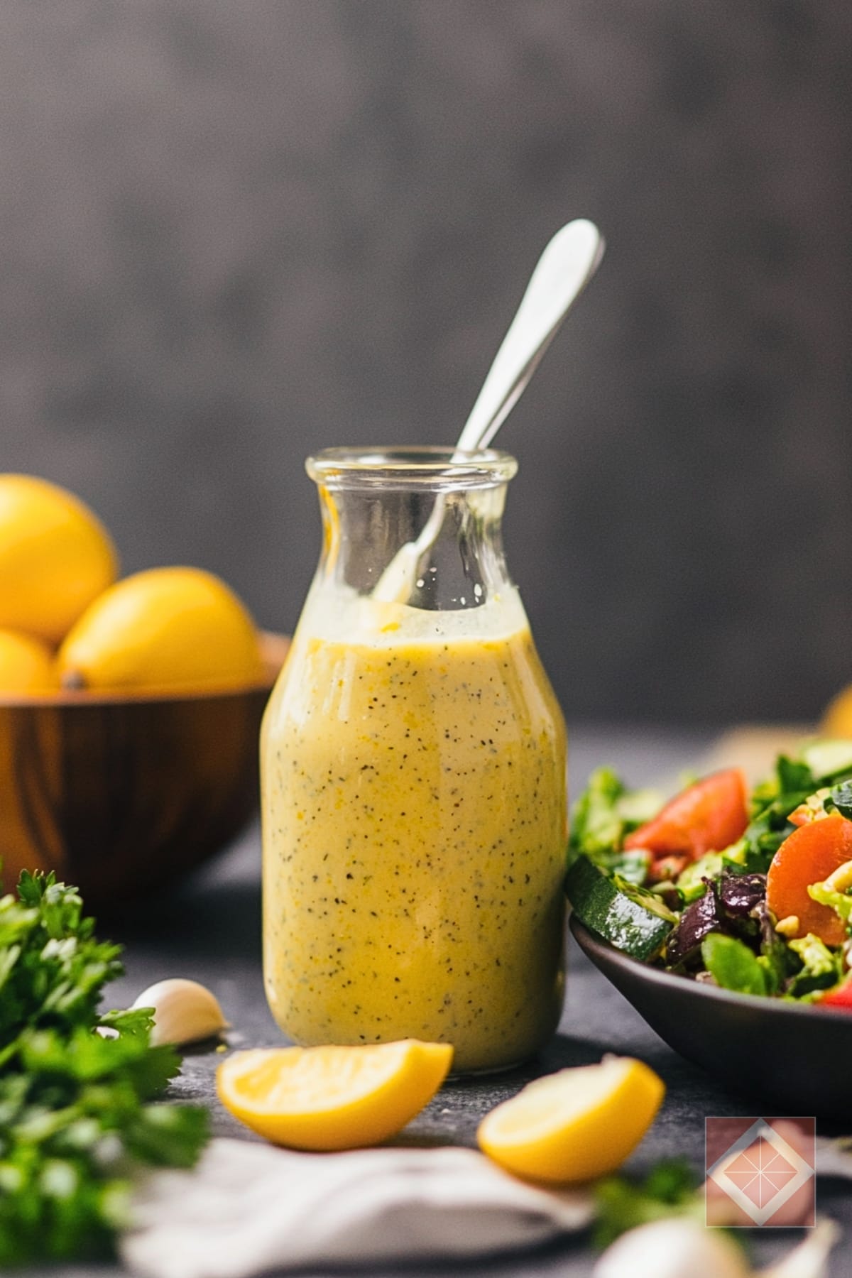 Zippy Lemon Dressing: A Must-Try Healthy Sauce 3 Zippy Lemon Dressing: A Must-Try Healthy Sauce - Lemon Yogurt Dressing pin 2 midia