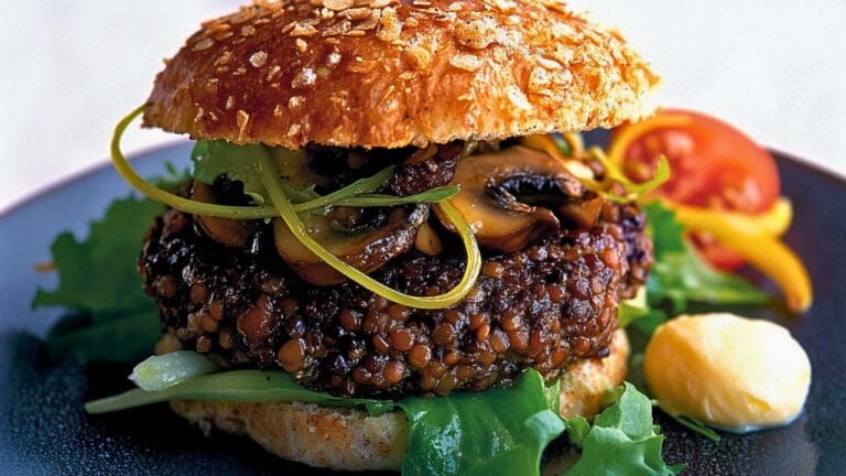 Burger Recipe for Two: Lentil & Mushrooms 10 Burger Recipe for Two: Lentil & Mushrooms - Lentil Mushroom Burgers midia