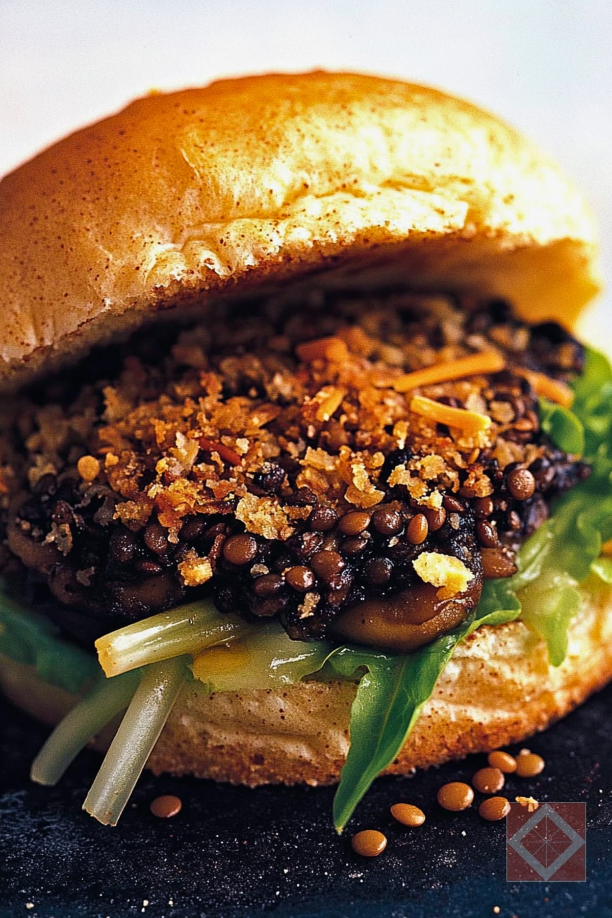 14 Dinner Recipes for Two: Burgers, Tacos, Sandwiches, and Pizza 4 14 Dinner Recipes for Two: Burgers, Tacos, Sandwiches, and Pizza - Lentil Mushroom Burgers pin 2 midia