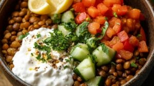 Feel-Full Lunch Idea Lentil Power Bowl with Cottage Cheese Recipe 1 Feel-Full Lunch Idea Lentil Power Bowl with Cottage Cheese Recipe - Lentil Power Bowl with Cottage Cheese midia