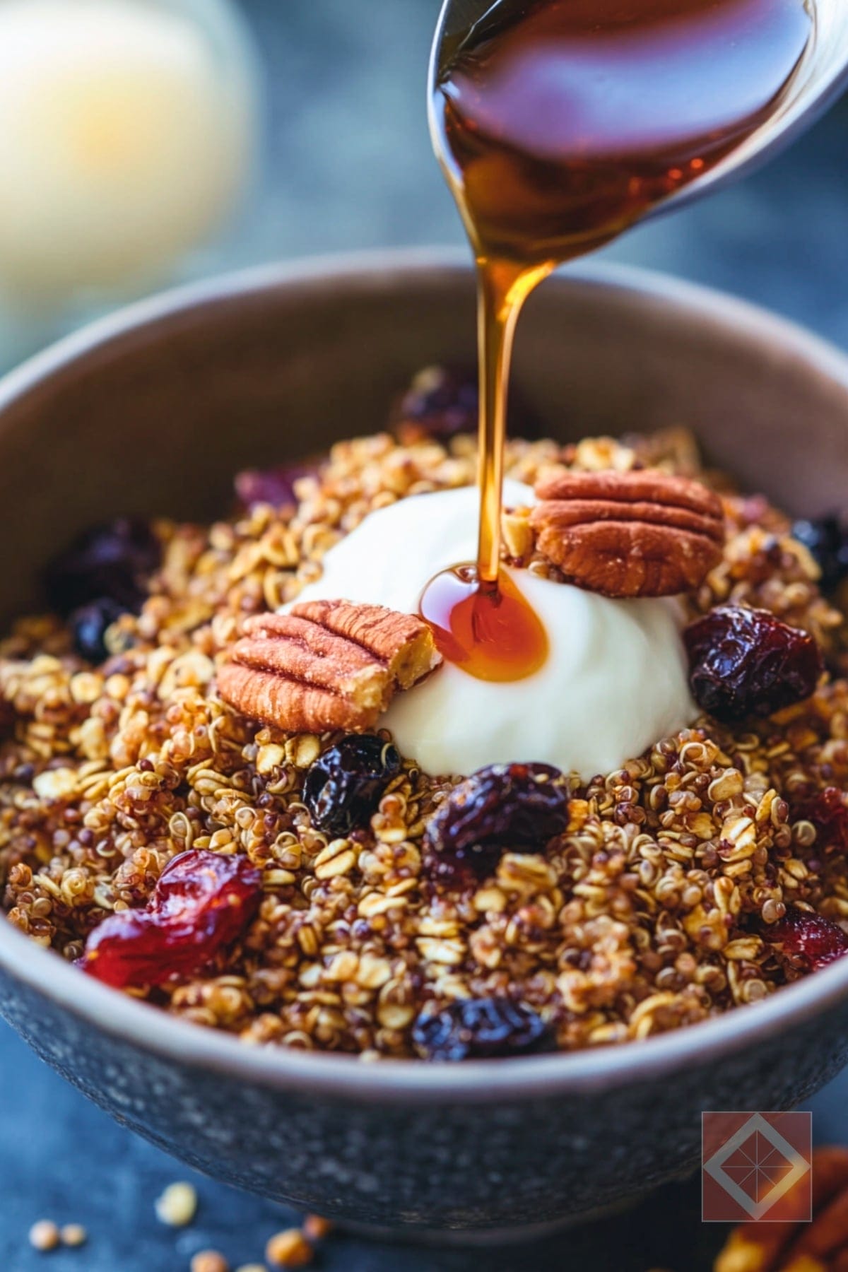 Quinoa Granola: A Healthy Favorite 3 Quinoa Granola: A Healthy Favorite - Maple Quinoa Granola pin 1 midia