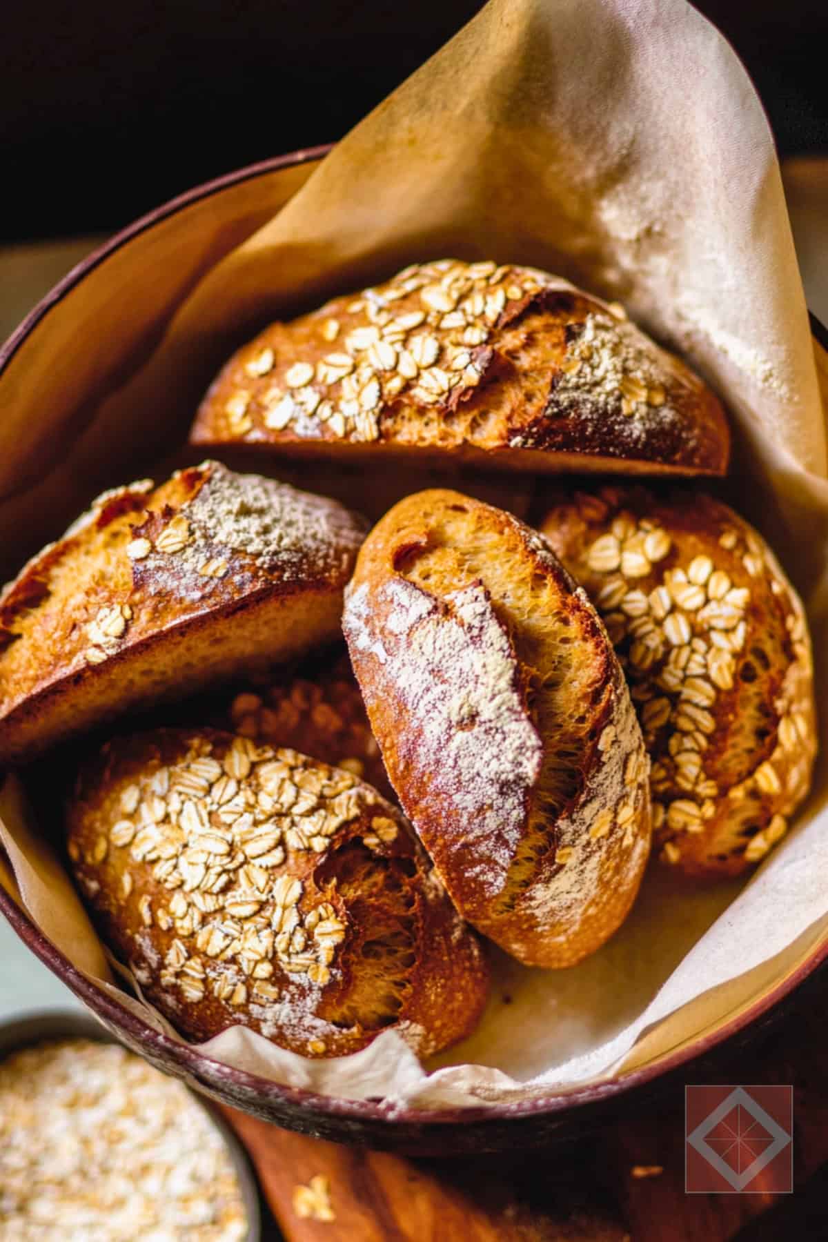 Multigrain Bâtons: Crispy Outside, Soft Inside 3 Multigrain Bâtons: Crispy Outside, Soft Inside - Multigrain Bread Batard pin 2 midia