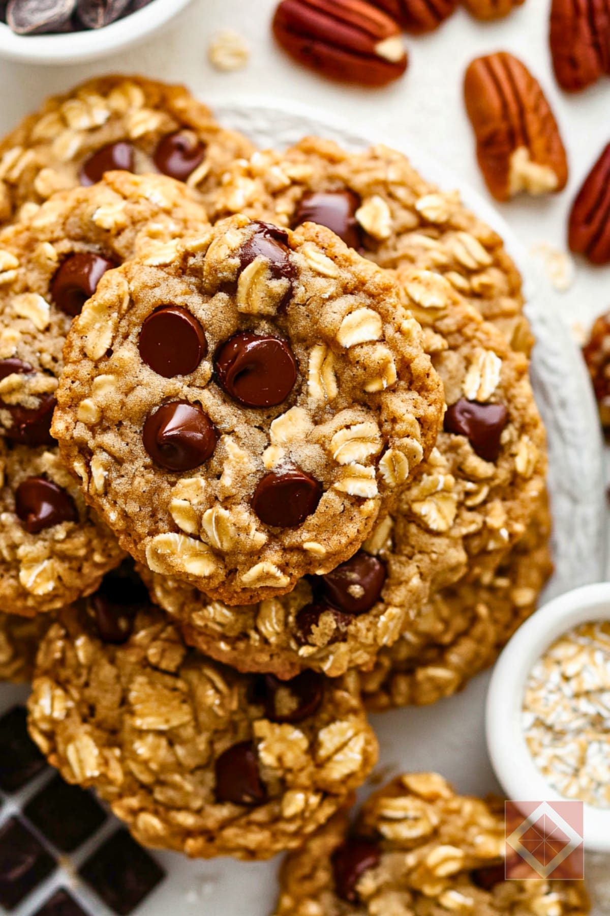 The Best Healthy Oatmeal Chocolate Chip Cookies You’ll Actually Want to Make 3 The Best Healthy Oatmeal Chocolate Chip Cookies You’ll Actually Want to Make - Oatmeal Chocolate Chip Cookies pin 1 midia