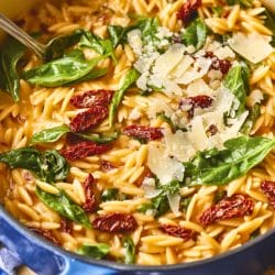 Easy & Healthy Spinach Orzo Recipe Everyone Can Enjoy 4 Easy & Healthy Spinach Orzo Recipe Everyone Can Enjoy - One Pot Sun Dried Tomato Orzo with Spinach midia