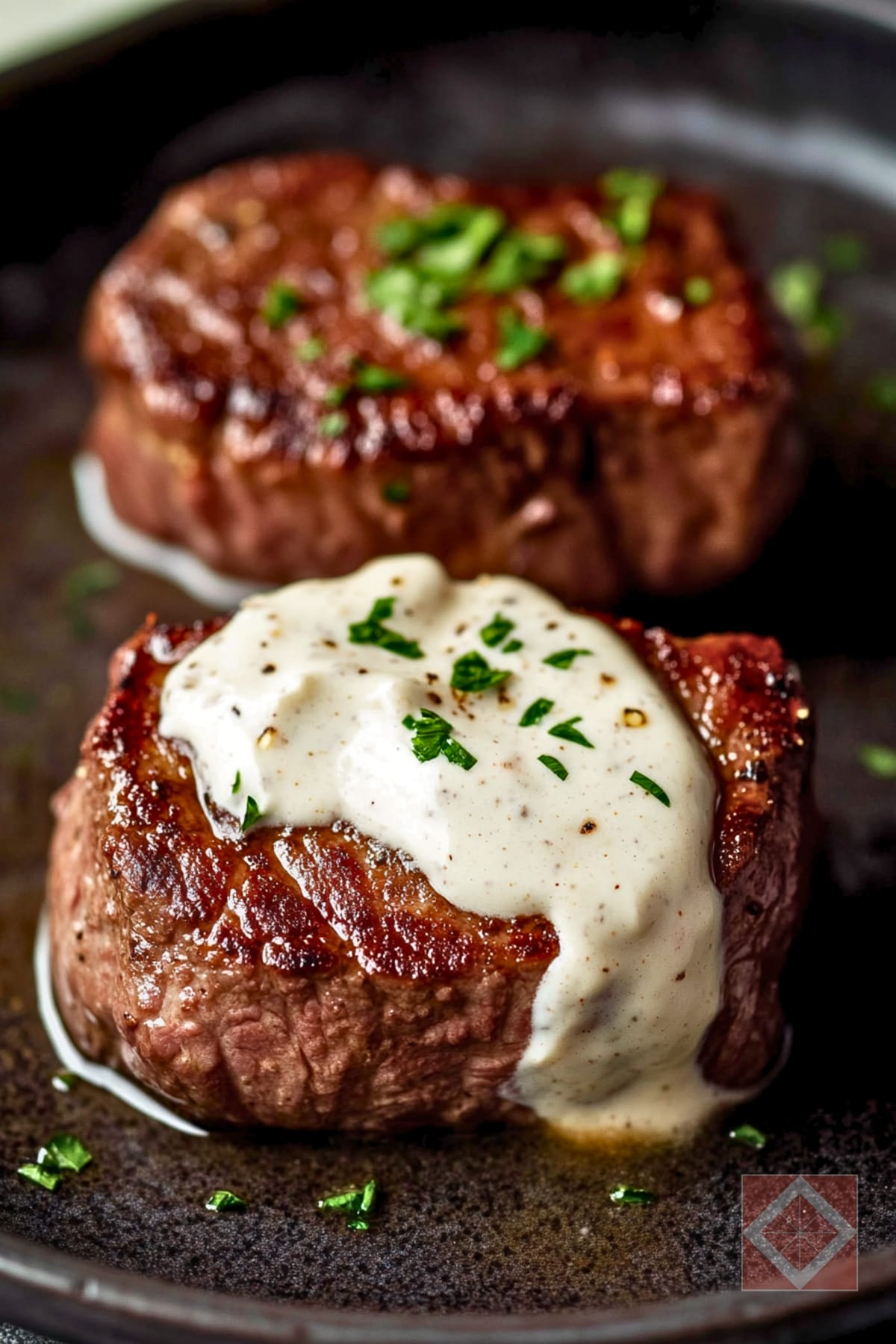 Date Night Recipes for Two: Filets Mignons Edition 4 Date Night Recipes for Two: Filets Mignons Edition - Perfect Filets Mignons with Horseradish Sauce pin 2 midia