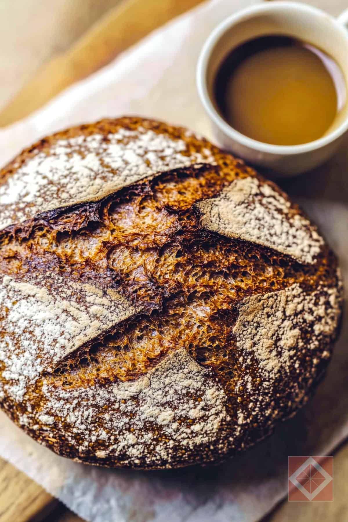 Tourte au Seigle: Homemade Rye Bread Recipe 4 Tourte au Seigle: Homemade Rye Bread Recipe - Rye Bread pin 3 midia