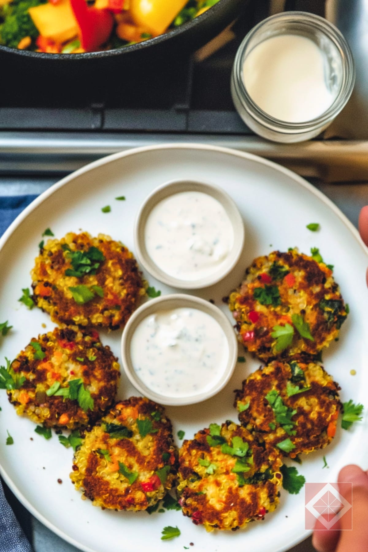 Try These Salmon Quinoa Cakes for a Healthy Dinner 4 Try These Salmon Quinoa Cakes for a Healthy Dinner - Salmon Quinoa Cakes with Creamy Sriracha Sauce pin 2 midia