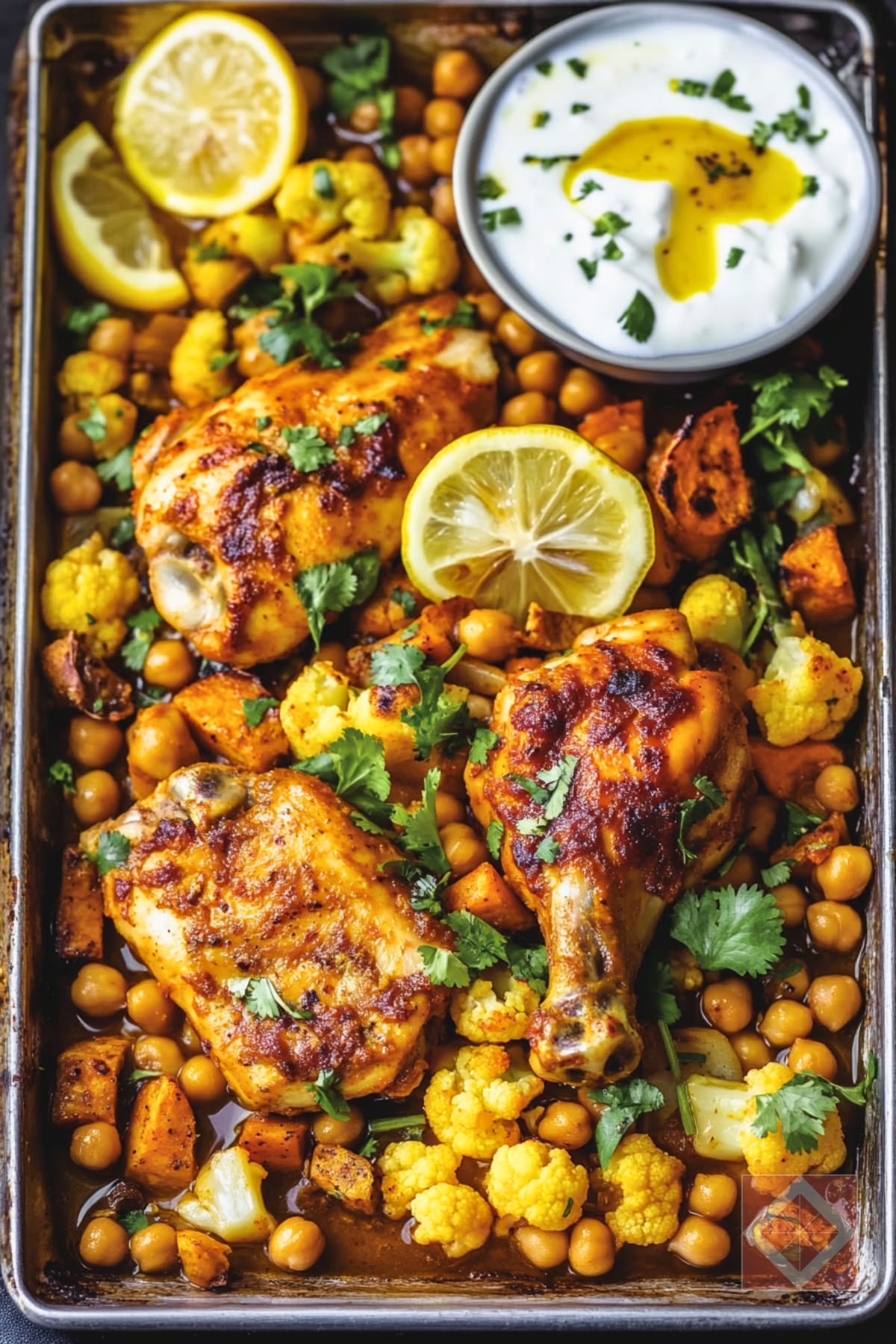 Healthy Tandoori Chicken That Roasts Up Perfectly (All on One Sheet) 4 Healthy Tandoori Chicken That Roasts Up Perfectly (All on One Sheet) - Sheet Pan Tandoori Chicken pin 2 midia