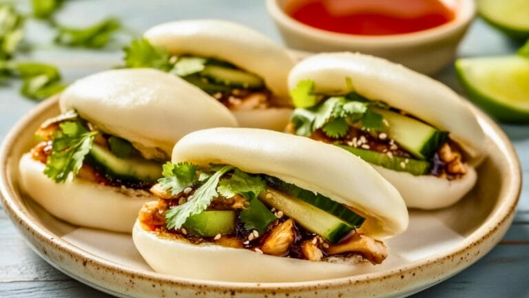 Hoisin Chicken Bao Recipe for Two That Hits the Spot 7 Hoisin Chicken Bao Recipe for Two That Hits the Spot - Steamed Bao with Hoisin Chicken Cucumber midia