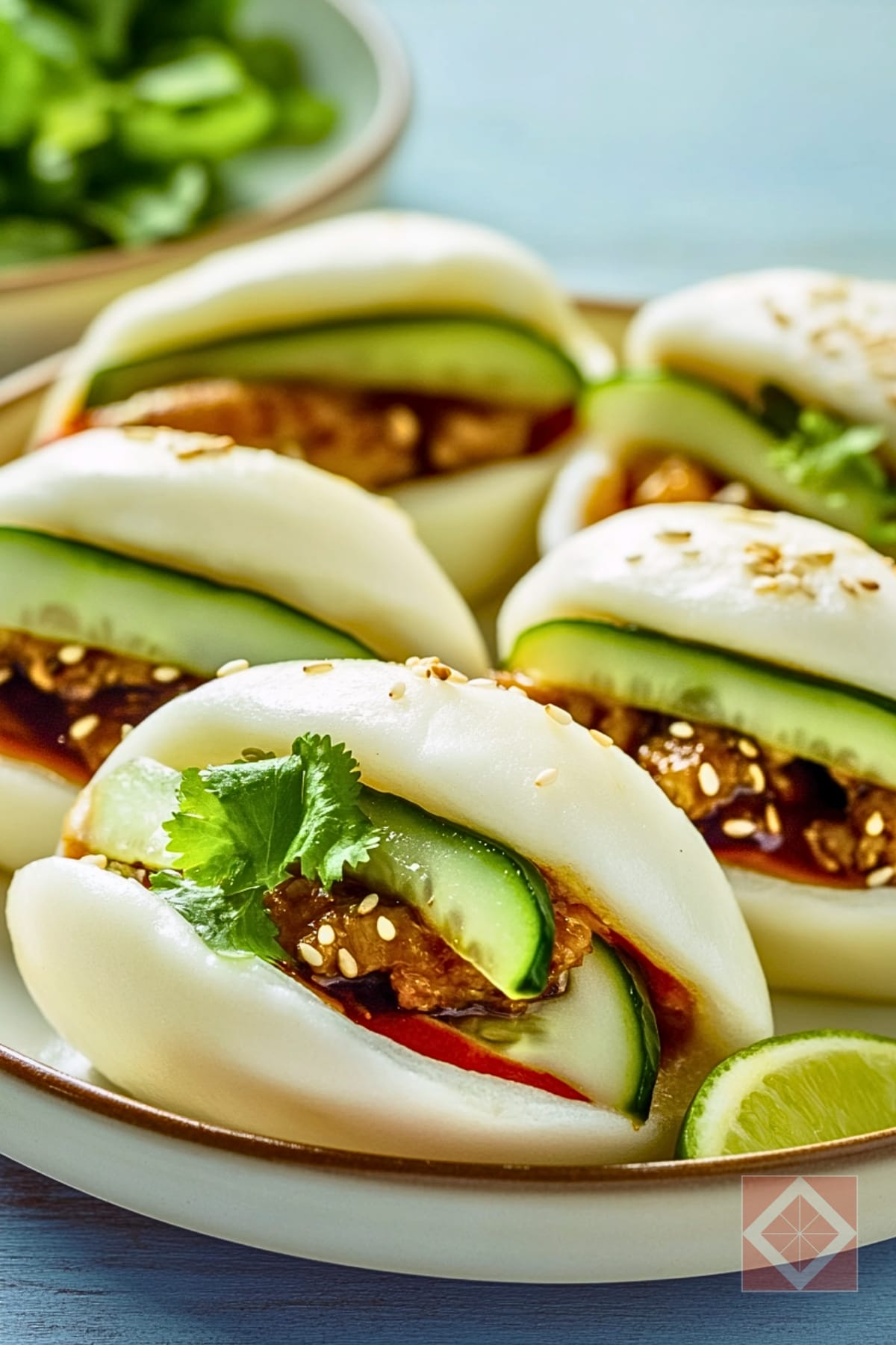 Hoisin Chicken Bao Recipe for Two That Hits the Spot 4 Hoisin Chicken Bao Recipe for Two That Hits the Spot - Steamed Bao with Hoisin Chicken Cucumber pin 2 midia