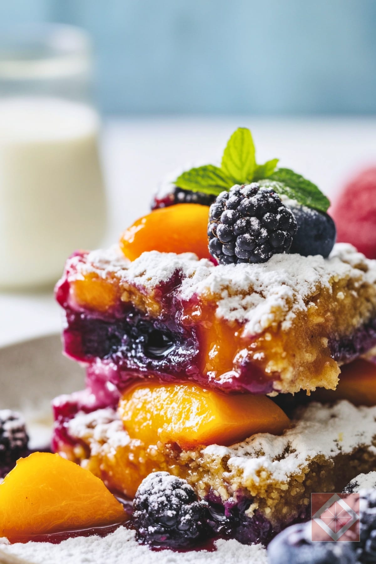 Irresistible Healthy Crumble Bars That Taste Like Summer 4 Irresistible Healthy Crumble Bars That Taste Like Summer - Summer Fruit Crumble Bars pin 2 midia 1