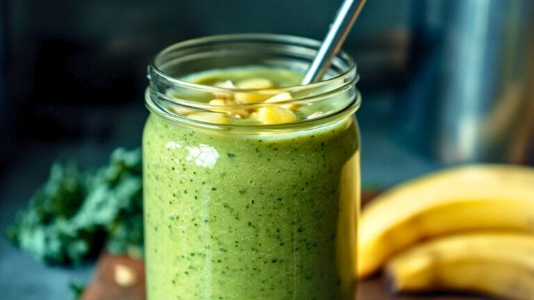 Healthy Superhero Smoothie That Actually Tastes Good - Superhero Smoothie midia