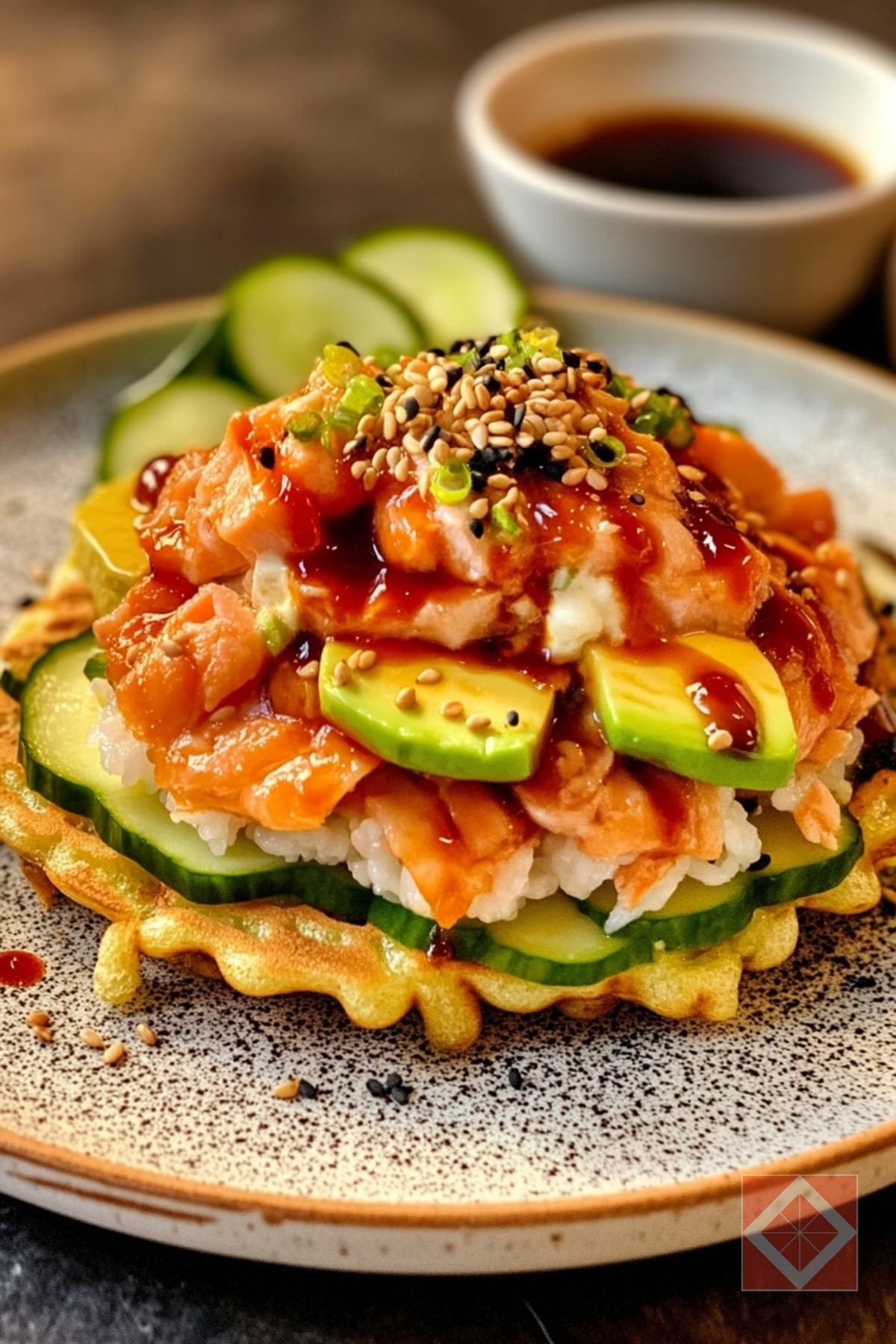Tiktok Made Me Do It: Sushi Waffle Edition 3 Tiktok Made Me Do It: Sushi Waffle Edition - Sushi Waffle pin 2 midia