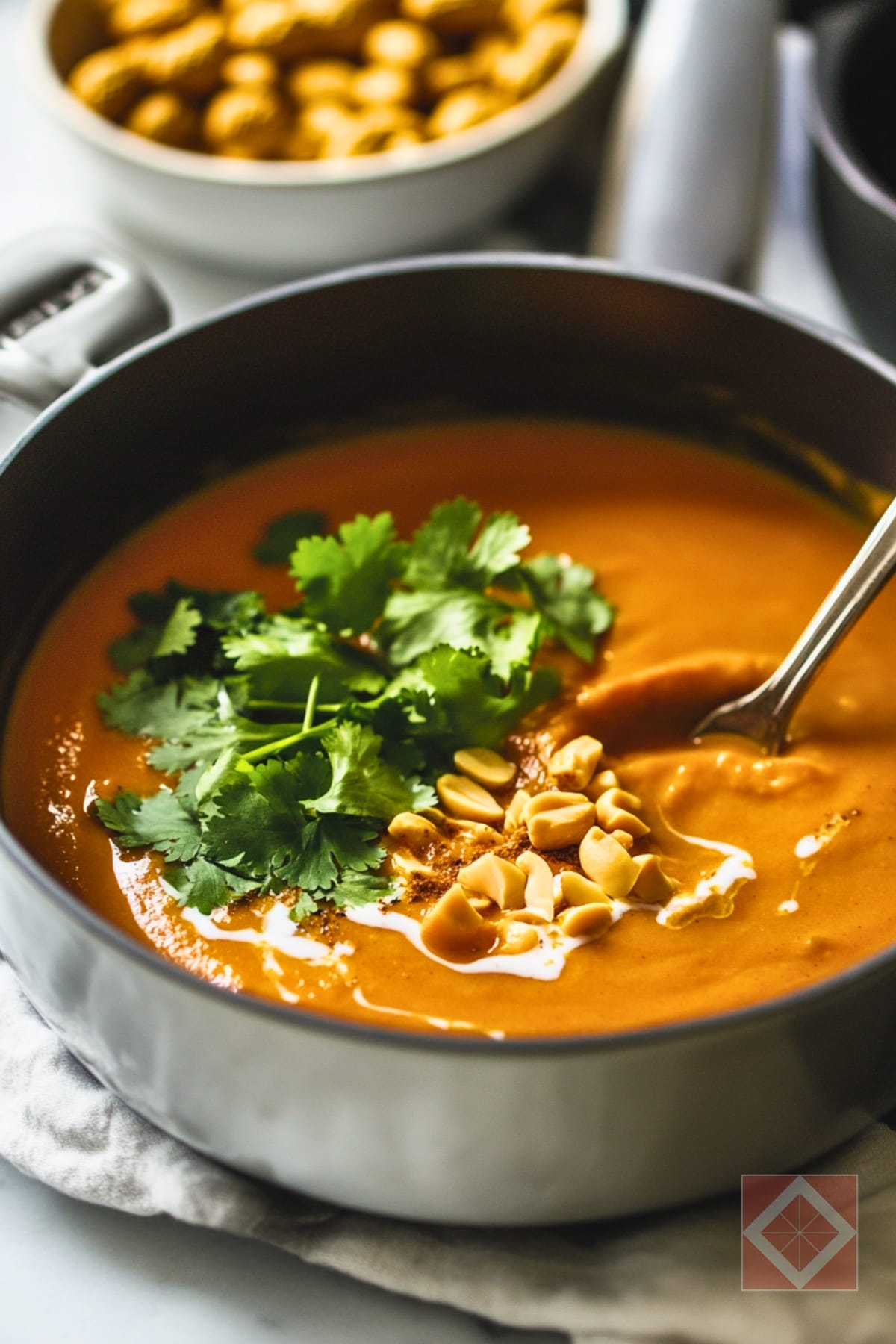 Healthy Sweet Potato Peanut Soup In A Slow Cooker 3 Healthy Sweet Potato Peanut Soup In A Slow Cooker - Sweet Potato Peanut Soup pin 2 midia