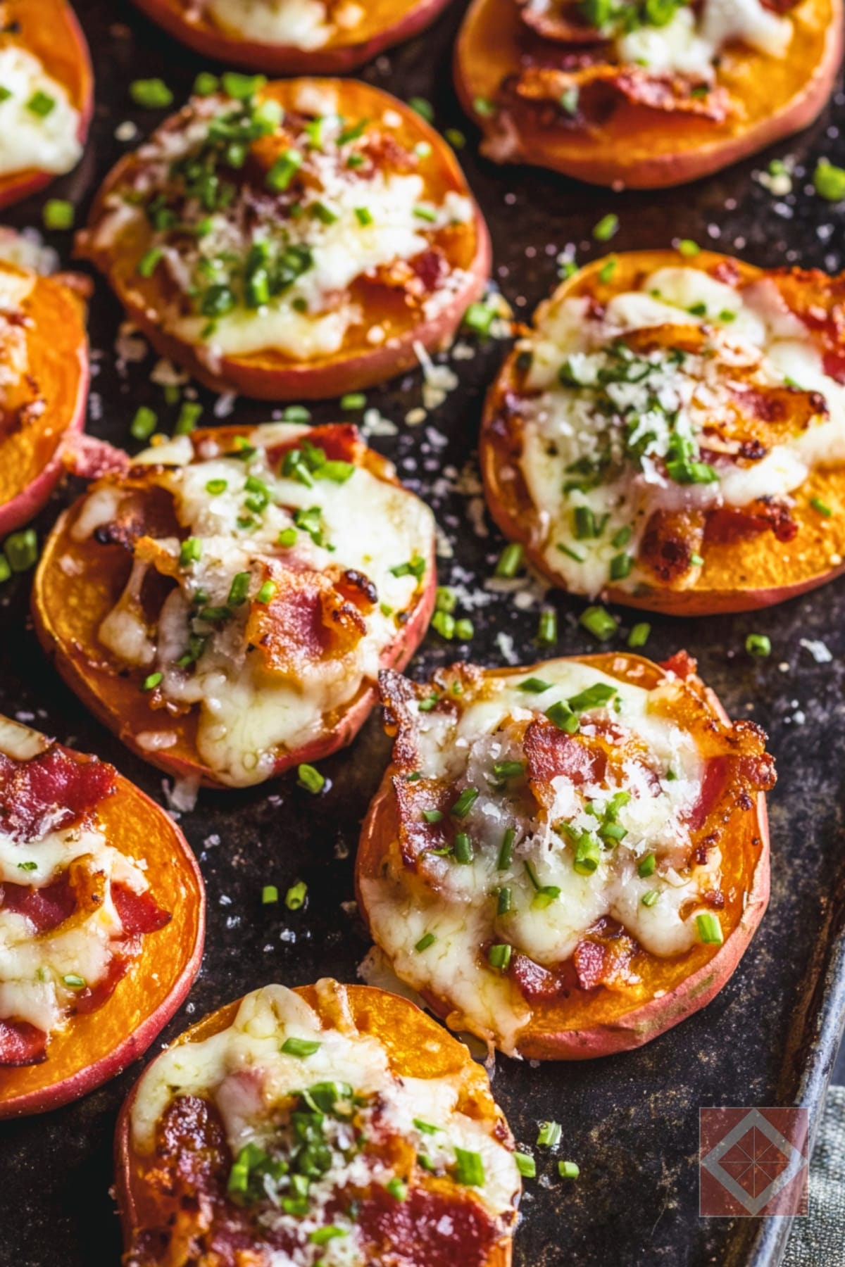 Easy & Healthy Sweet Potato Pizza Bites 2 Easy & Healthy Sweet Potato Pizza Bites - Sweet Potato Pizza Bites pin 1 midia
