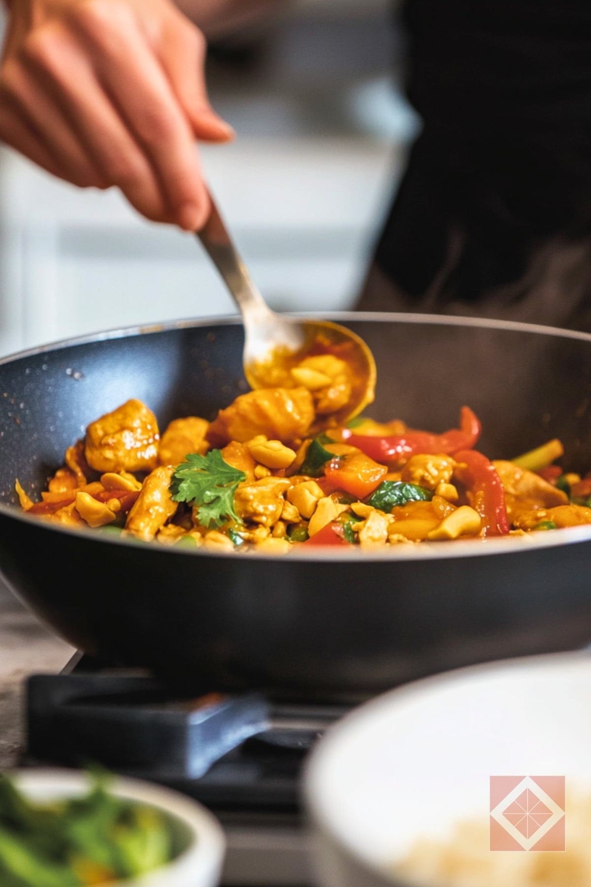 Thai Chicken Stir-Fry: A Healthy Weeknight Hit 4 Thai Chicken Stir-Fry: A Healthy Weeknight Hit - Thai Peanut Chicken Stir Fry pin 2 midia