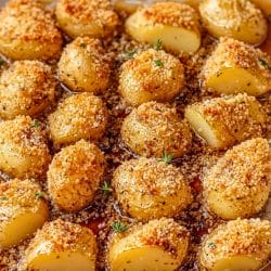 Tiktok’s Crispiest Potato Recipe—And It’s Worth It 4 Tiktok’s Crispiest Potato Recipe—And It’s Worth It - TikTok Parmesan Crusted Potatoes midia