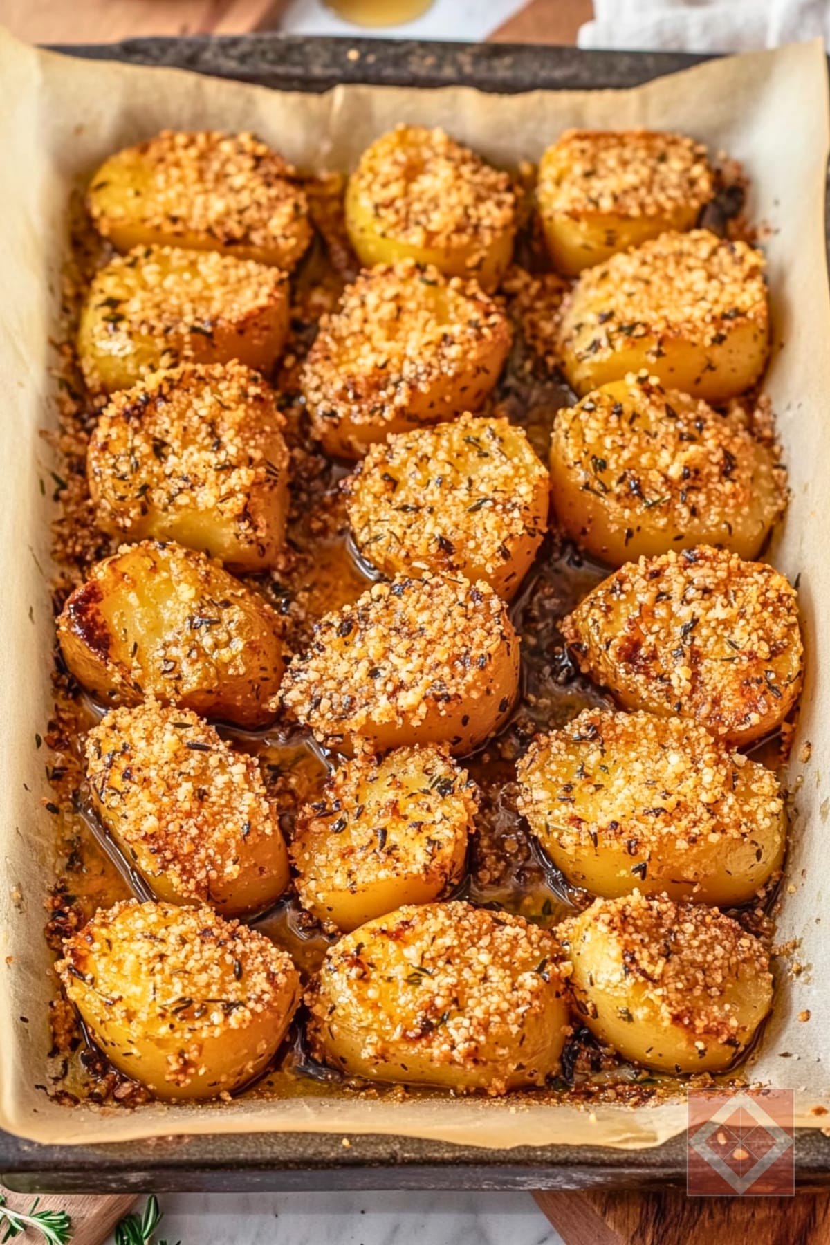 Tiktok’s Crispiest Potato Recipe—And It’s Worth It 2 Tiktok’s Crispiest Potato Recipe—And It’s Worth It - TikTok Parmesan Crusted Potatoes pin 2 midia 1
