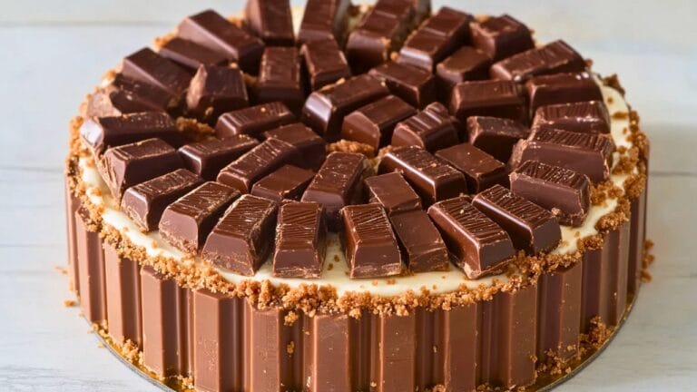 Recipe for the Kit Kat Cheesecake TikTok Made Famous 3 Recipe for the Kit Kat Cheesecake TikTok Made Famous - Tiktok Kit Kat Cheesecake midia