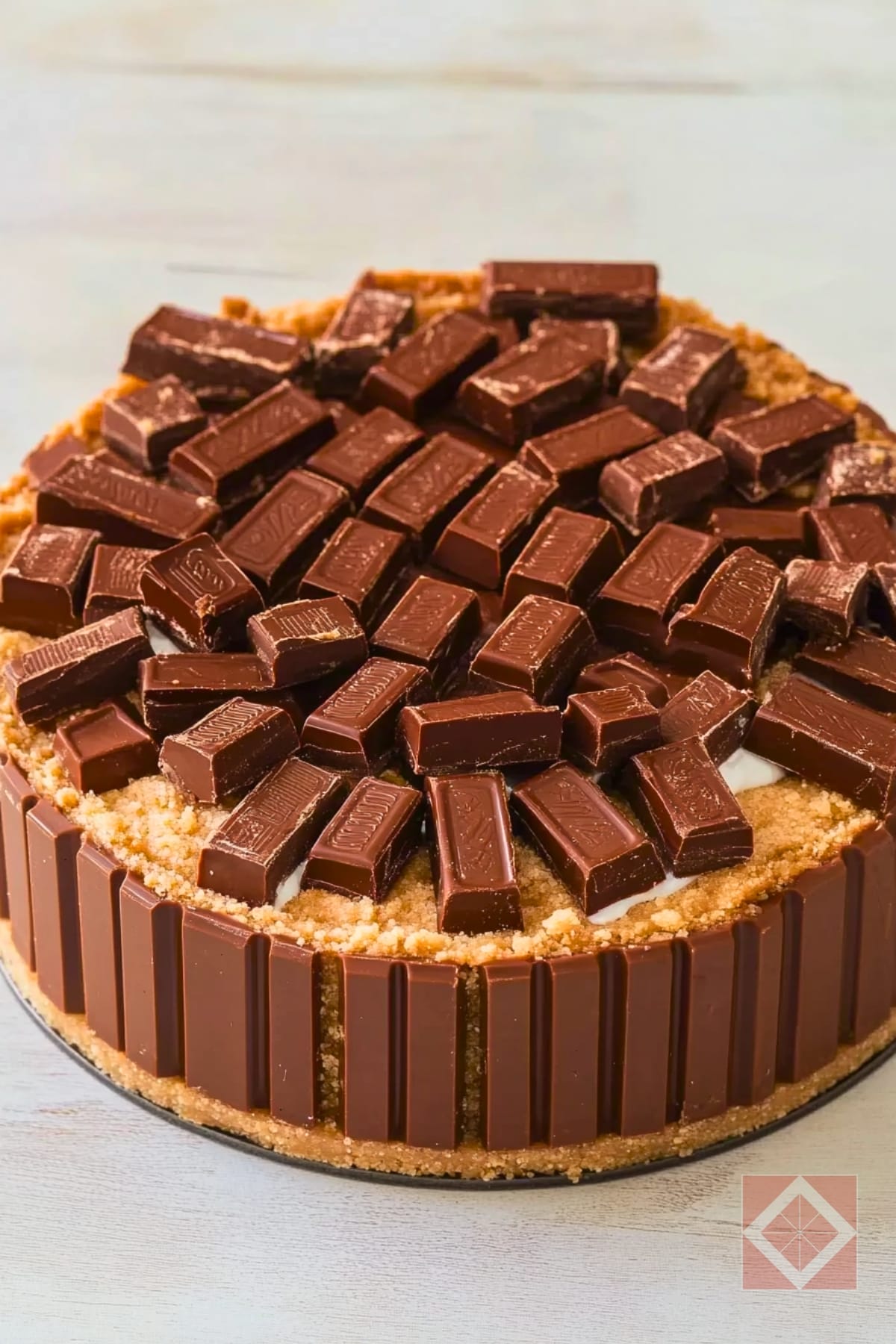 Recipe for the Kit Kat Cheesecake TikTok Made Famous 4 Recipe for the Kit Kat Cheesecake TikTok Made Famous - Tiktok Kit Kat Cheesecake pin 2 midia