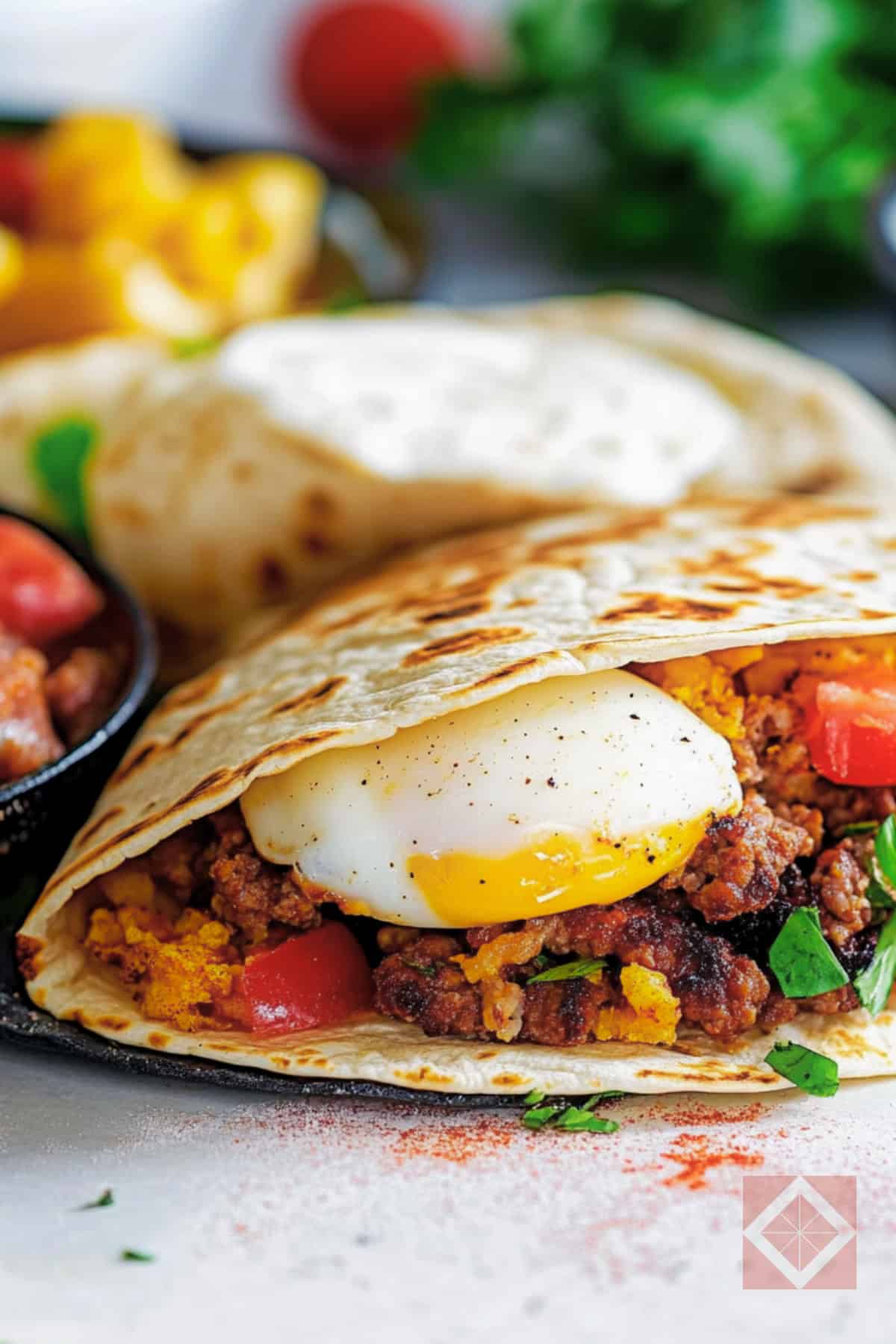 Quick TikTok Breakfast Wrap You Can Make 3 Quick TikTok Breakfast Wrap You Can Make - Tortilla Wrap Recipe pin 1 midia