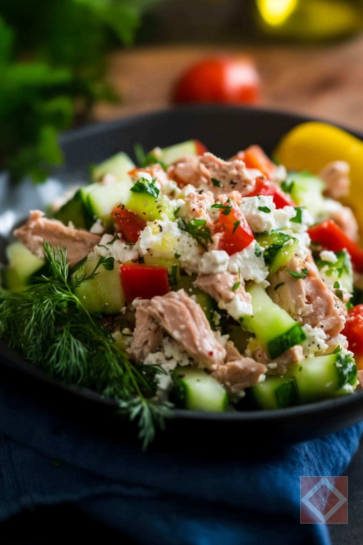 5-Minute Favorite Tuna Salad with Cottage Cheese Recipe 3 5-Minute Favorite Tuna Salad with Cottage Cheese Recipe - Tuna Salad with Cottage Cheese with Cottage Cheese pin 1 midia