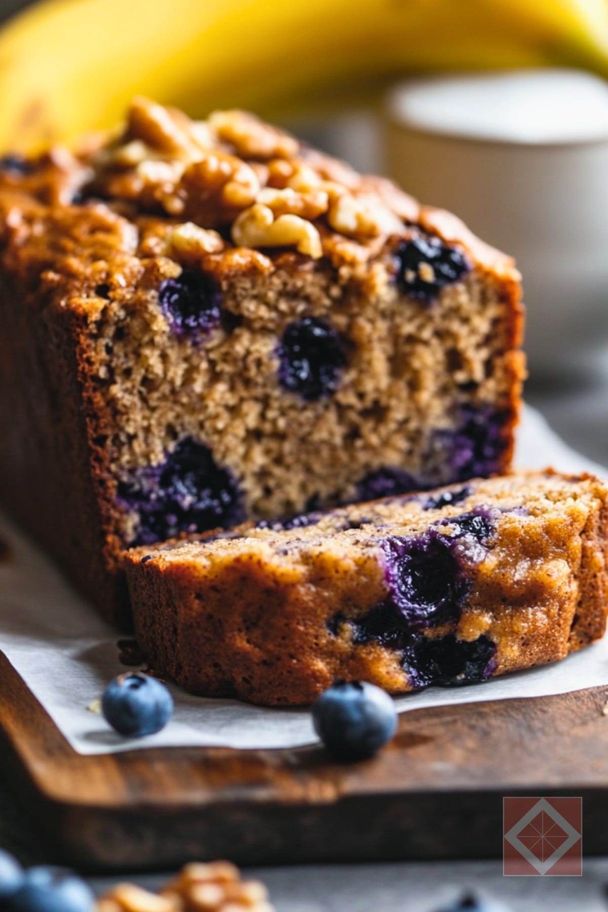 Blueberry Banana Bread Recipe for a Healthy Morning 3 Blueberry Banana Bread Recipe for a Healthy Morning - Whole Wheat Blueberry Banana Bread pin 1 midia
