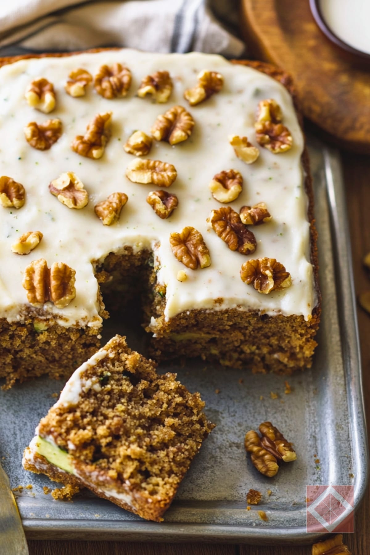 Zucchini + Cake = Dessert Magic You Need to Taste to Believe 3 Zucchini + Cake = Dessert Magic You Need to Taste to Believe - Zucchini Snack Cake pin 1 midia