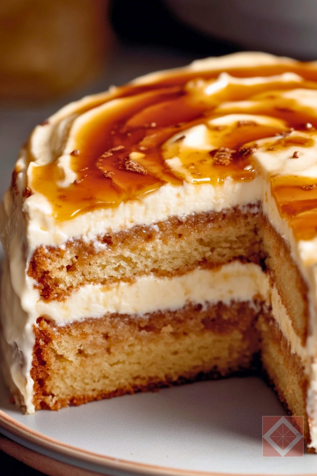 Creamy Banoffee Cake 3 Creamy Banoffee Cake - Banoffee Cake Dessert pin 1 midia
