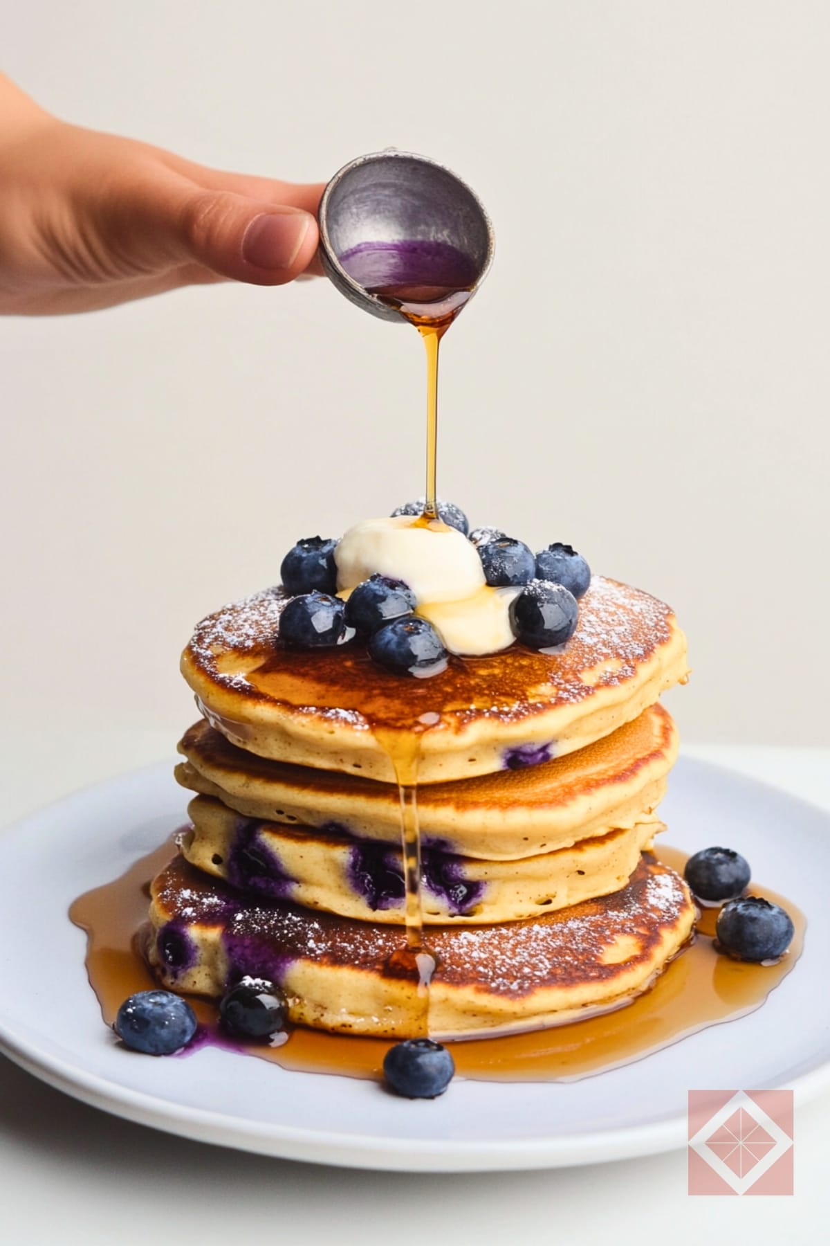 Blueberry Pancakes Recipe for a Sweet, Easy Dessert 3 Blueberry Pancakes Recipe for a Sweet, Easy Dessert - Blueberry Pancakes Dessert pin 1 midia