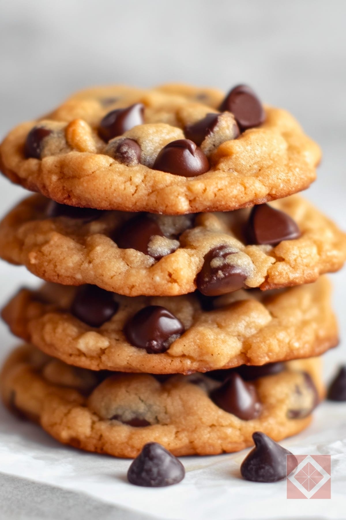 Chewy Peanut Butter-Chocolate Chip Cookies 3 Chewy Peanut Butter-Chocolate Chip Cookies - Chewy Peanut Butter Chocolate Chip Cookies pin 1 midia