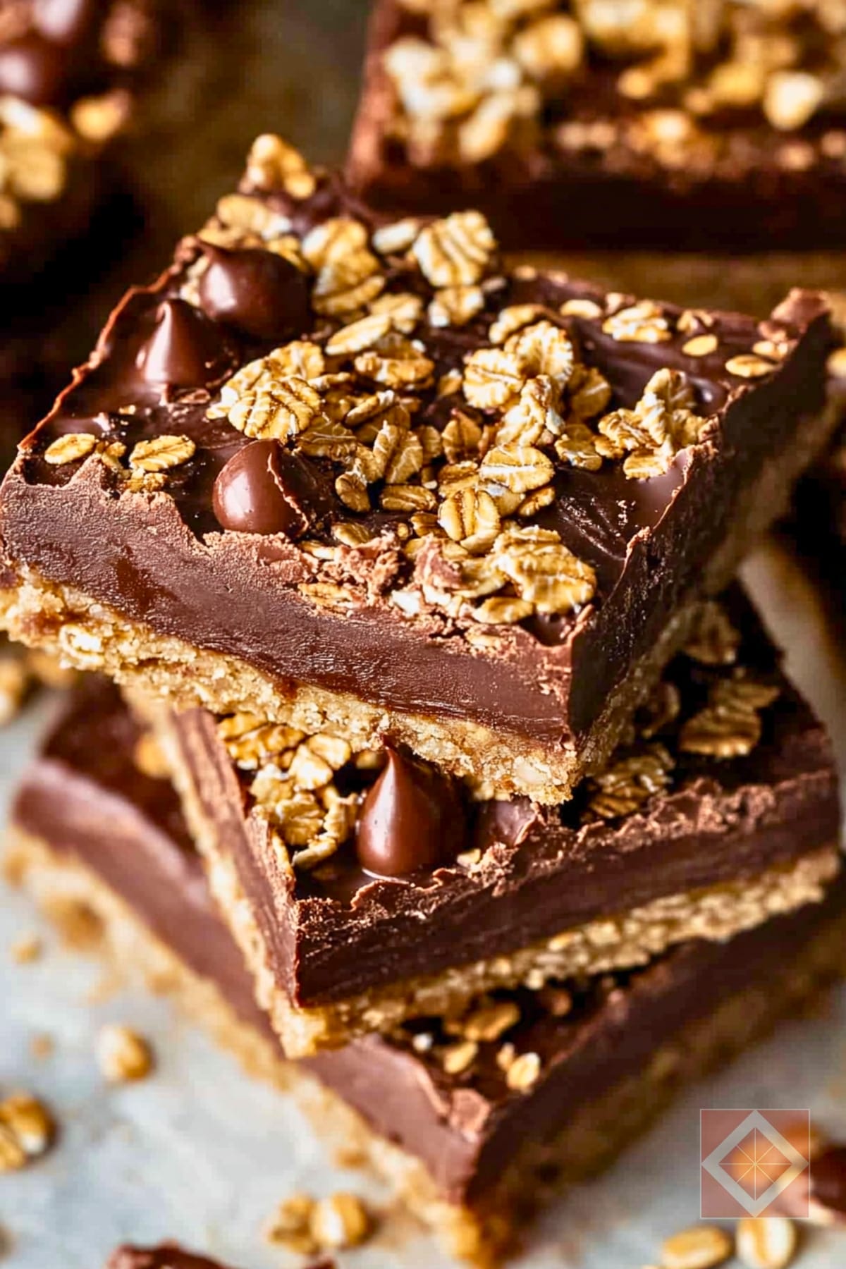 Best Chocolate & Peanut Butter Oatmeal Bars Recipe for Two 2 Best Chocolate & Peanut Butter Oatmeal Bars Recipe for Two - Chocolate Peanut Butter Oatmeal Bars pin 1 midia